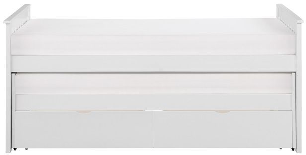 Homelegance® Galen White Youth Twin/Twin Storage Simple Bed-2