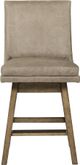 Signature Design by Ashley® Tallenger Beige Upholstered Swivel Bar Stool -1