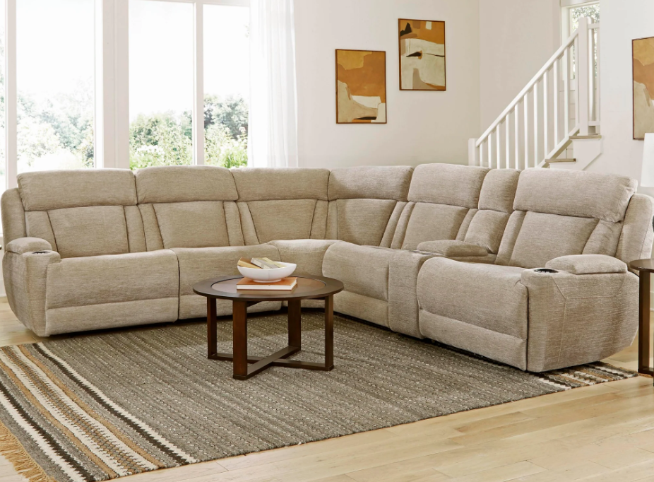Parker House Dalton Lucky Fawn 6-Piece Power Reclining Modular Sectional - Thumbnail 4