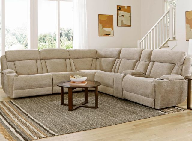 Parker House® Dalton Lucky Fawn 6-Piece Power Reclining Modular Sectional-1