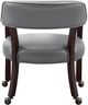 Steve Silver Co. Tournament 6-Piece Gray/Medium Cherry Dining Game Table Set-5
