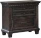 Elements International Morrison Smokey Gray Nightstand-0