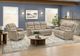 Monarch Specialties Inc. Beige Large Power Swivel Glider Reclining Chair with USB Ports-2