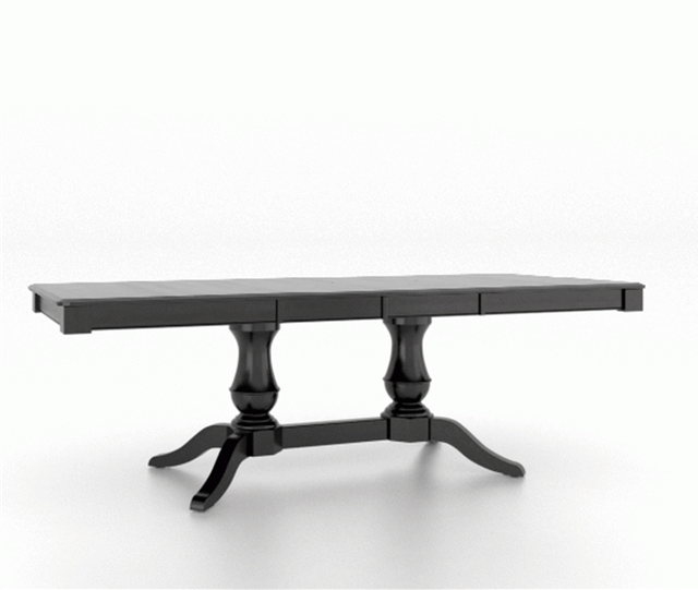 Canadel Customizable Gourmet 96" VS Base Dining Table with Two Removable Leaf's-2