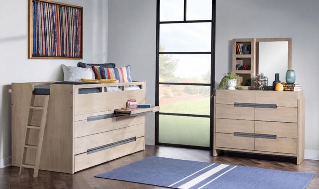 Legacy Kids Teen District Weathered Oak Youth Dresser-2
