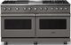 Viking® 5 Series 60" Damascus Gray Pro Style Dual Fuel (NG) Range with Polished Chrome Trim-0