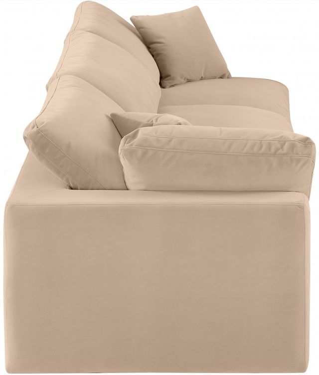 Meridian Furniture Comfy 3-Piece Beige Velvet Sofa-3