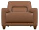 La-Z-Boy® Draper Oak Leather Chair-1