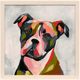 Stylecraft Abstract Pitbull Wall Art-0