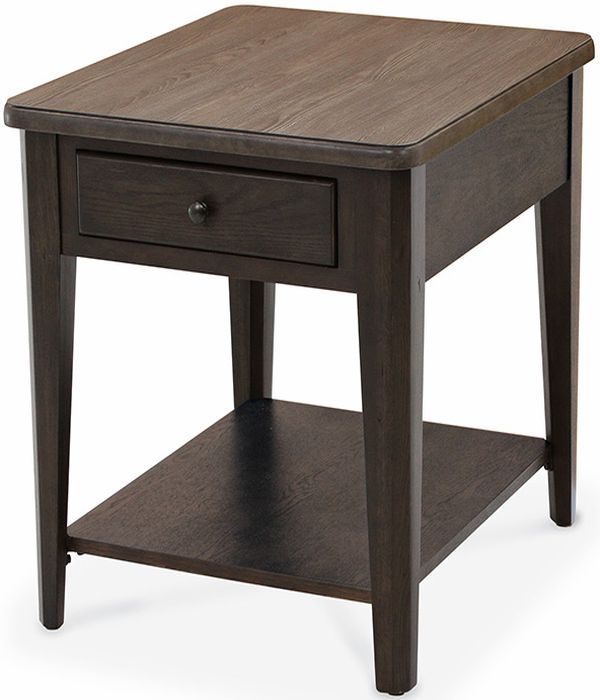 Peters-Revington™ Casual Choices™ Light Gray End Table with Dark Gray Base-1