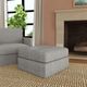 Flex by Flexsteel® Pebble Square Bumper Ottoman-2