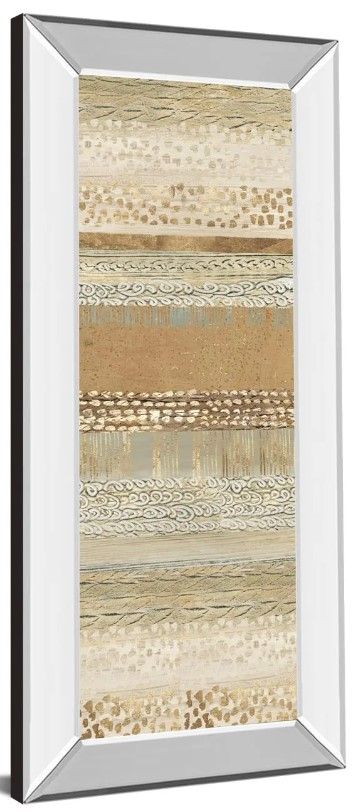 Classy Art Placidity I by Tom Reeves Mirror Framed Wall Art-0