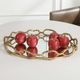 Uttermost® Cable Gold Leaf Chain Mirrored Tray-1
