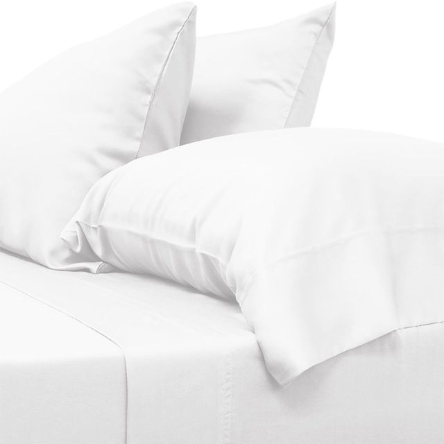 Cariloha Classic 3-Piece Bamboo Viscose White Twin XL Sheet Set