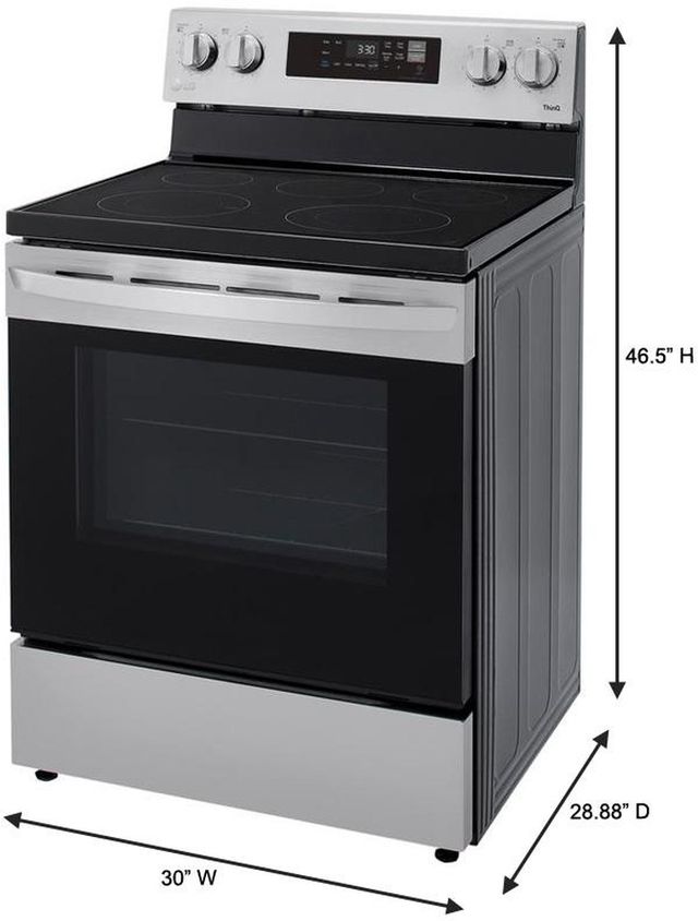LG 30" Stainless Steel Freestanding Electric Range-2
