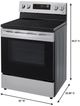 LG 30" Stainless Steel Freestanding Electric Range-2