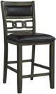 Elements International Amherst 5-Piece Gray Counter Dining Set-3