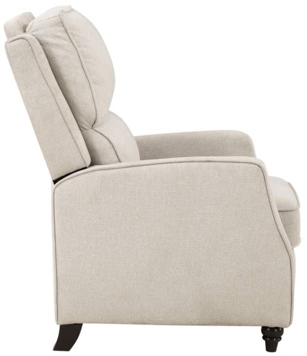 Homelegance® Loveland Beige Push Back Reclining Chair-3