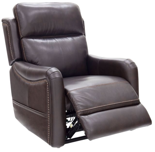 BarcaLounger® Longview Rainer Walnut Leather Power Lift Recliner-1