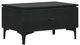 Armen Living Legend Black Drawer Nightstand-0