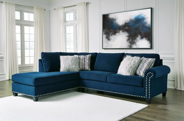 Signature Design by Ashley® Trendle 2-Piece Ink Left-Arm Facing Sofa Sectional and Chaise-1