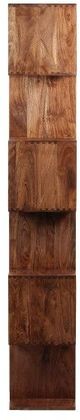 Porter International Designs Portola Walnut 6-Cube Bookcase-2