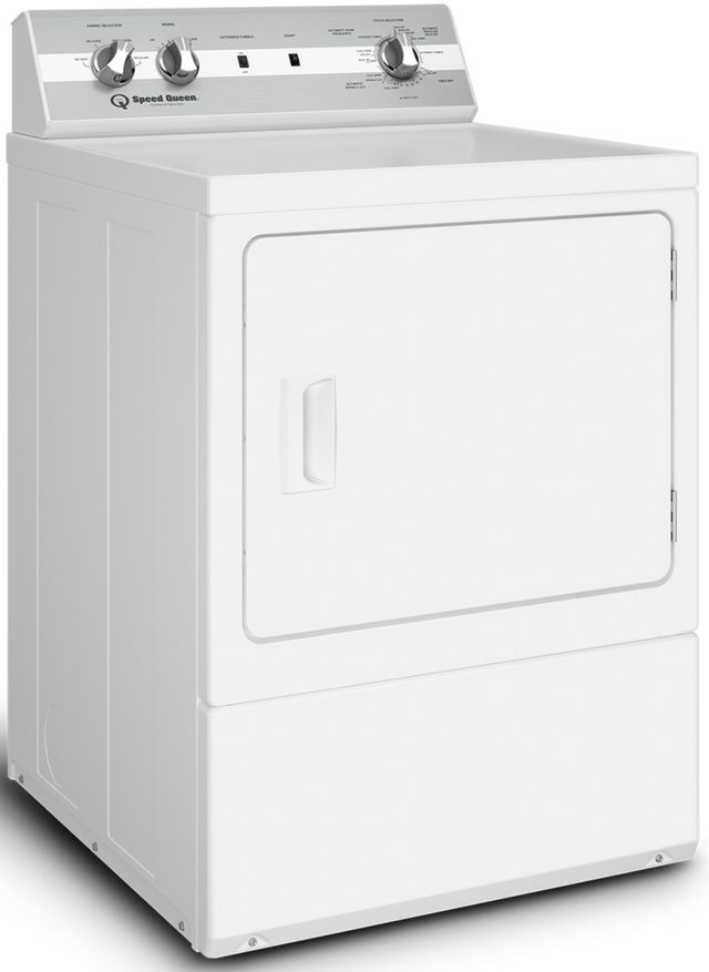 Speed Queen® DC5 7.0 Cu. Ft. White Electric Dryer-2