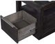 Modus Furniture Oxford Glass Top End Table with Basalt Gray Base-3