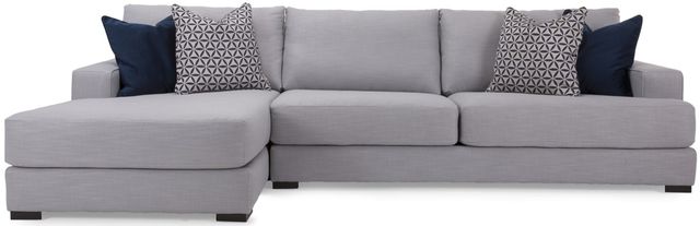 Decor-Rest® Furniture LTD 2702 2-Piece  Left-Arm Facing Sofa Sectional and Chaise-0