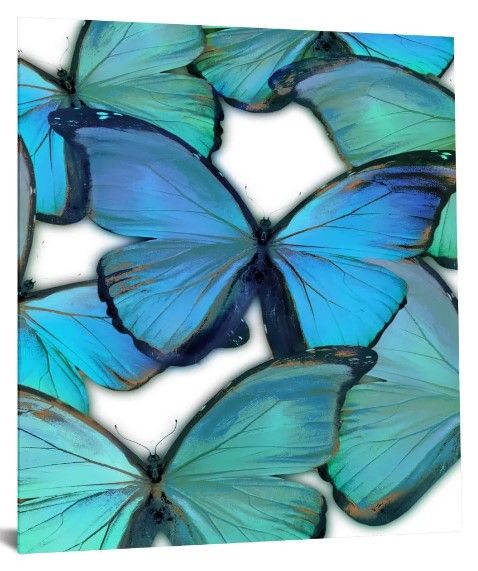 Classy Art Style 37 Floating Tempered Glass with Foil Wall Art-1