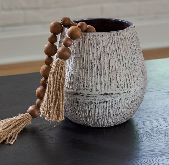 Signature Design by Ashley® Claymount Distressed Brown Vase-2
