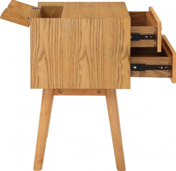 Meridian Furniture Teddy Natural Nightstand-2