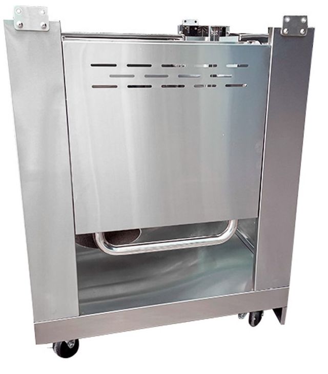 Kucht Professional Stainless Steel Outdoor Movable Cart for Napoli Pizza Oven-2