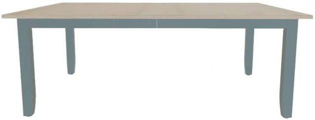 Mavin Customizable 60" x 60" Square Extendable Dining Table with 2 Leaves-1