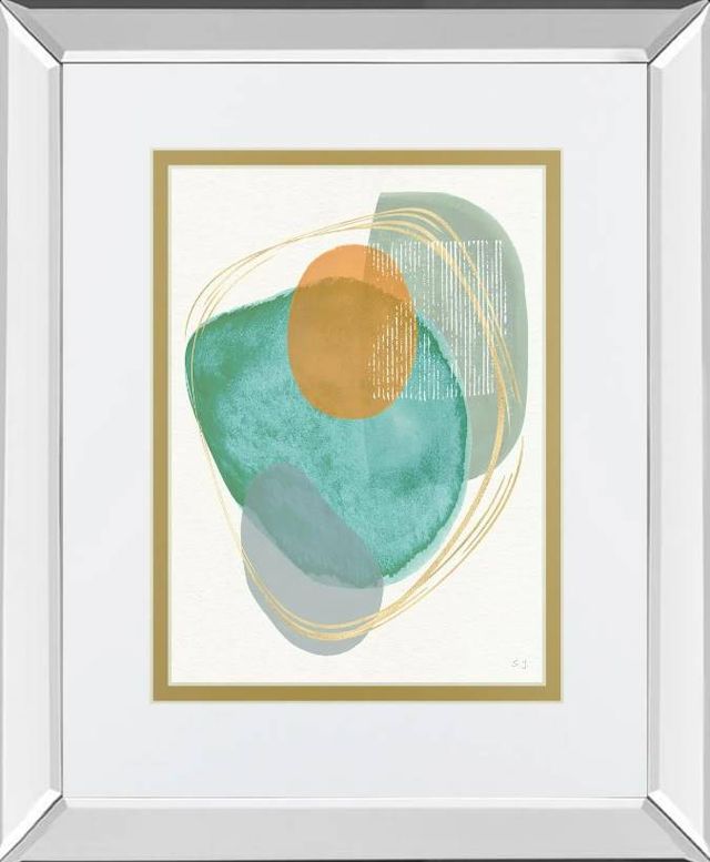 Classy Art River Jewels I by Susan Jill Mirrored Frame Wall Art-0