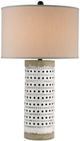 Currey & Company Terrace Alabaster/Antique White Crackle Table Lamp-0