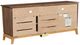 Whittier Wood® Furniture Addison Duet 64" Sound Bar Media Console-3