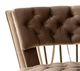 VIG Furniture Divani Casa Courtney Beige/Gold Fabric Loveseat-1