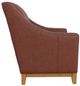 Best® Home Furnishings Customizable Mariko Leather Club Chair with Honey Birch Legs-2