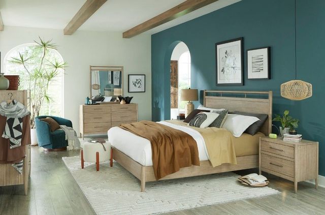 aspenhome® Shiloh Champagne Queen Panel Bed-2