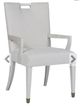 Vanguard® Furniture Parkhurst Light Grey/White Arm Chair-0