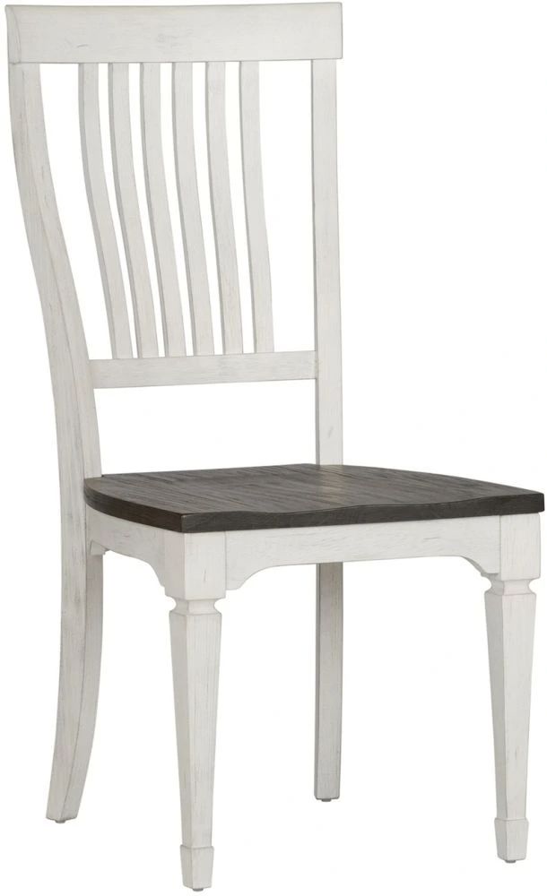 Liberty Furniture Allyson Park 5-Piece Charcoal/Wirebrushed White Rectangular Dining Table Set-3