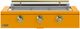 Caliber™ Rockwell Social 3-Burner Saffron Built-In Liquid Propane Grill with Brass Hardware-0