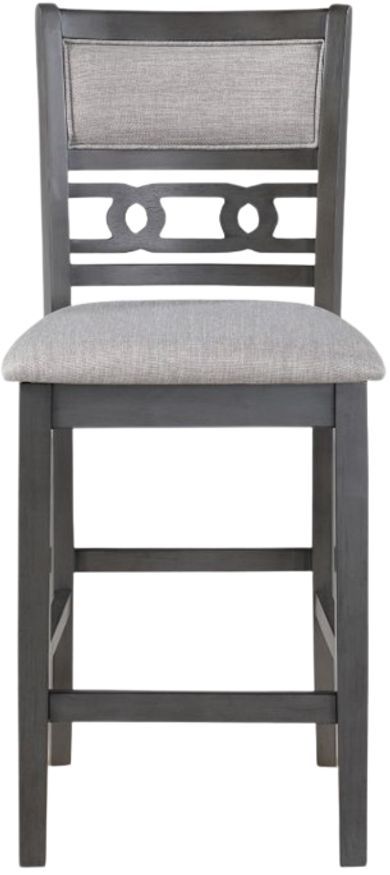 American Wholesale Furniture Gia 3-Piece Gray Counter Height Table Set-3
