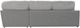 Jackson Furniture Canyon 4-Piece Gray/Platinum/Zinc Right-Arm Facing Sectional-4