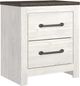 Signature Design by Ashley® Gerridan 3-Piece White/Gray King Panel Bed Set-2