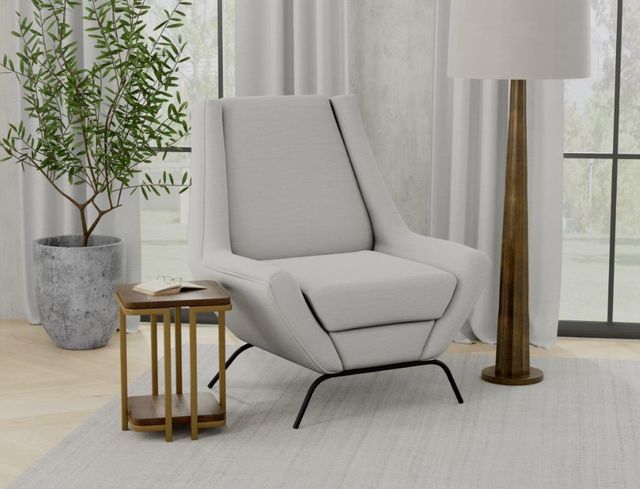 International Furniture Direct Tyne Oyster Accent Chair-1