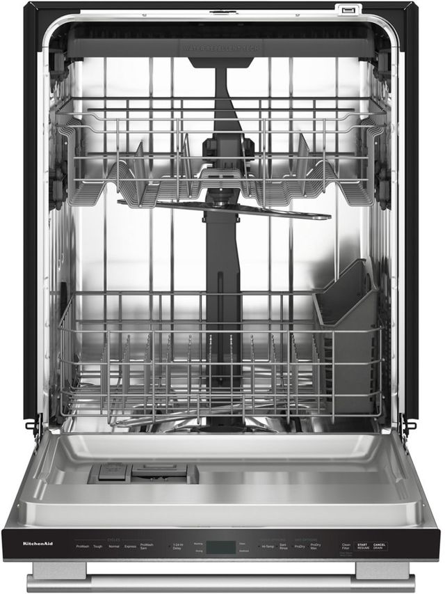 KitchenAid® 24" PrintShield™ Stainless Steel Third Level Utensil Rack Top Control Built-In Dishwasher with ProWash™ Sani Cycle-2