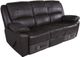 GoBerce® Black Reclining Sofa-1