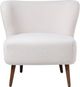 Moe's Home Collection Margot Shearling Cream Accent Chair-1